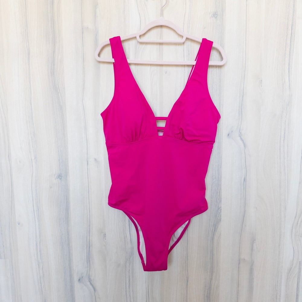 Swimsuits For All Womens One Piece Swimsuit Size 14 Pink Beachwear Resort Bright